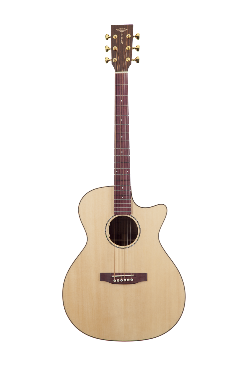 Tyma G-25E электроакустическая гитара в комплекте с аксессуарами